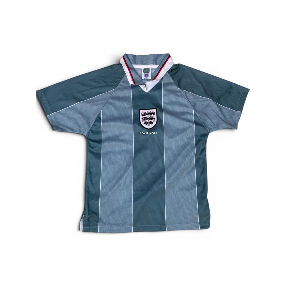 Score Draw England 1996 Retro Away Jersey Indigo Blue Euro 96 Shirt Mens Medium